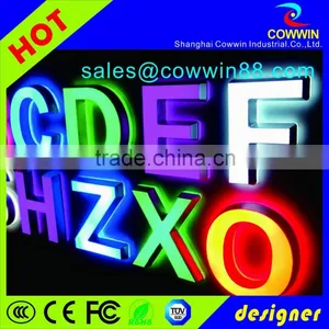 Custom Made LED Lighting 3D Clear Acrylic Letters LED Crystal Lights thumbnail-5