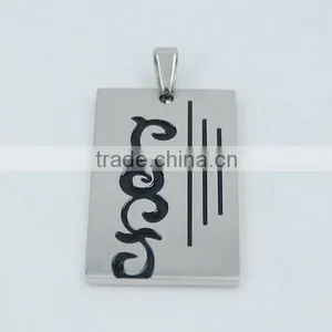Stainless Steel Stamping Tags Pendants 20mm Dia thumbnail-1