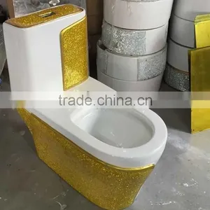 New Products 2015 Innovative Product Gold Design Decorative Toilet thumbnail-3