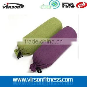Virson Linen Material Yoga Handstand Neck Pillows, Yoga Bolster Pillows thumbnail-1