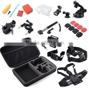 Go Pro Accessory Kit Ultimate Combo Kit 22 Accessories Selfie Stick With 300 Kits Stock 2015 on Promotion thumbnail-2