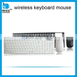 2.4Ghz Wireless Desktop Laptop Computer Keyboard Mouse thumbnail-2
