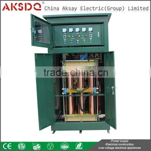 Hot Full Copper Coal Mines SBW-F 3 Phase Subtone Automatic Compensation Power Line Voltage Stabilizer Winging LiuShi YueQIing thumbnail-4