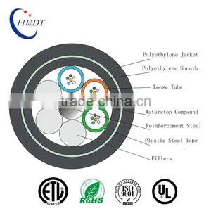 Made in China GYTY53 Direct Buried Steel Tape Armoured Stranded Fiber Optical Cable thumbnail-1