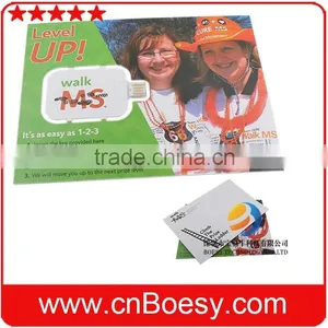 A6 Flat Paper Size Customized Logo Paper USB Flash Drive as Best Advertising Gift thumbnail-1
