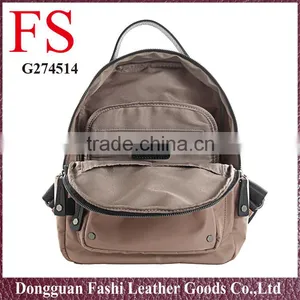 2016 New Design Vintage Style Best Nylon Brown Big Backpacks Bags Unisex thumbnail-5