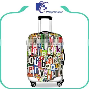 Full Printing Elastic Spandex Suitcase Cover Protector For Teenagers thumbnail-1