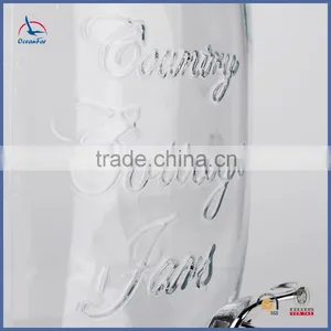 Screw Cap Glass Dispenser Hot Selling Products Glass Drink Dispenser thumbnail-4