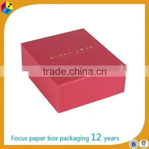 Custom Foil Stamped Red Gift Perfume Paper Box thumbnail-3
