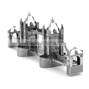 OEM 2016 New Product Londun Tower Bridge Educational DIY KT Super Board 3D Puzzle for Children China Wholesale thumbnail-4