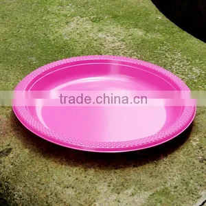 6/7/9/10/12 Inch Coloful Disposable Plate PS Material thumbnail-2