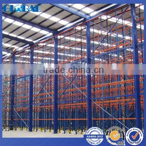 Selective Pallet Racking of Multi-layer System/blue and Orange Racking thumbnail-3