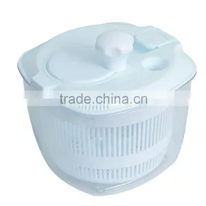 New Design Plastic Manual Fruit and Vegetable Salad Spinner thumbnail-4