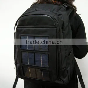 High Quality Laptop Solar Backpack in 1680D thumbnail-1