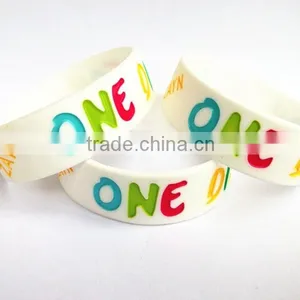 Wholesale Custom High Quality Round Silicone Bracelet thumbnail-1