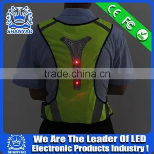 Night Vision China Supplier Flash Led Light Safe Vest thumbnail-2