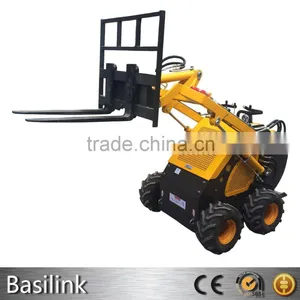 380 Mini Skid Steer Loader/BSL400 300kg~400kg Bucket Capacity 0.15m3 Mini Skid Steer Loader for Sale thumbnail-5