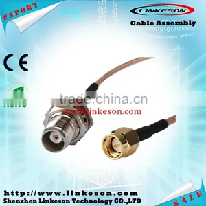 SMA Male to TNC Female Bulkhead Lconnector for RG316 thumbnail-1