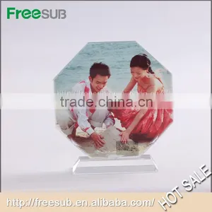 L160*H160*W35mm Octagonal Screen Blank 3D Sublimation 3d Pictures in Crystal thumbnail-1