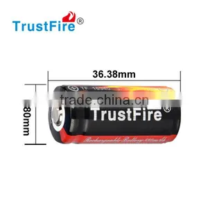 Trustfire Portable 3.7V 880mAh 16340 Protected Lithium Rechargeable Battery Car Battery thumbnail-2