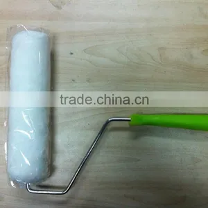 High Quality Green Plastic Handle Paint Roller thumbnail-1