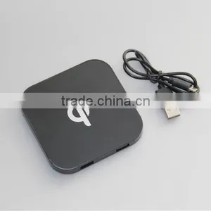 QI Wireless Mobile Phone Battery Charger With Two Usb Output thumbnail-1