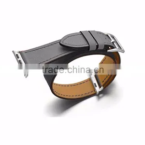 2016 Fashion and Popular Genuine Leather For Apple Watch Bandsfor Man Strap 38mm With Various Colors&Customs thumbnail-3