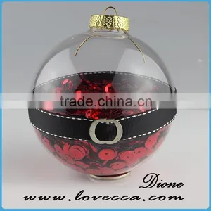 Most Beautiful Fashion Charms Large Red Christmas Balls thumbnail-1