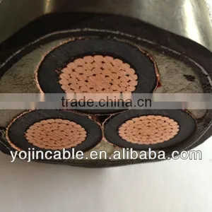 up to 35KV Copper Conductor XLPE Insulated PVC Sheath With STA Power Cable thumbnail-1