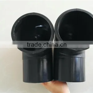 High Quality Plastic PVC/PE Hdpe Pipes and Fittings 90 Degree Elbow thumbnail-5