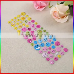 Smile Face 3D PVC Puffy Stickers thumbnail-1
