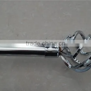 Decoration Plating Curtain Finial,Metal Drapery Curtain Rod Finial,Steel Curtain Rod End Finial thumbnail-1