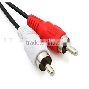 3.5mm to 2RCA Audio Cable 1M thumbnail-1