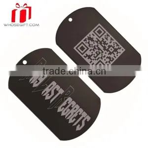 High Quality Anodized Aluminum Custom Qr Code Pet Tag thumbnail-1