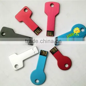 Oem Business Promotion Gift Metal Key Logoable Whole Usb Flash Drive thumbnail-1