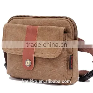 Favourite Waist Belt Pocket Bag Mens Small Canvas Fanny Pack Bag thumbnail-2
