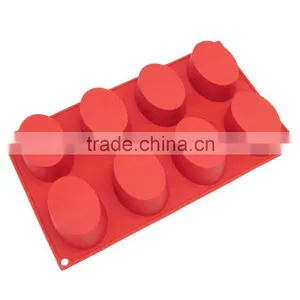 Oval Shape Silicone Cake Mold Pan for Baking, Can Use for Soap Mold thumbnail-1
