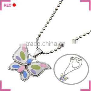 Fancy Ladies Necklaces Design Butterfly Pendant, for Women Latest Model Fashion Necklace thumbnail-1