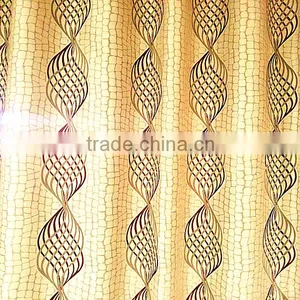 Customized Window Curtain Fabric, Jacquard Fabirc 018 Fire Retardant Blackout Fabric for Bedroom thumbnail-1