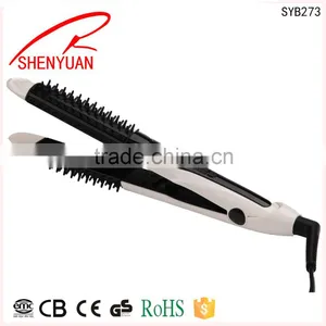ISO Hot Sell Mini 100 Ceramic Hair Straightener Water Transfer Flat Iron thumbnail-1