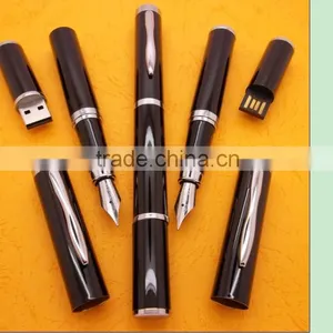 China Goods Wholesale Usb Fountain Pen, Buy Direct From China Usb Pen Drive , Logo Personalized Pen thumbnail-5