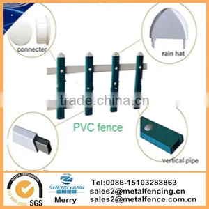 Plastic Galvanized Steel Garden Fence Outside Pvc Steel Lawn Fence thumbnail-6