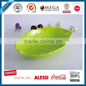 Leaf Shape Melamine Plate Bowl Tableware Dinnerware Set, Melamine Western Dinnerware Sets thumbnail-1