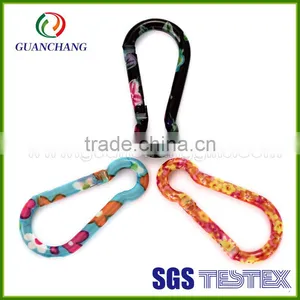 Hot Selling Colorful Round Aluminum Carabiner thumbnail-1