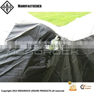 Deluxe All-Season Waterproof and Dustproof Motorcycle Cover (Black,silver, Large) thumbnail-4