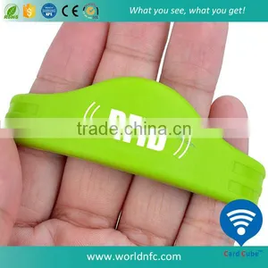 Ring Bracelet NFC NTAG213 Silicone Wristband for Lockers and Consume Goods thumbnail-1