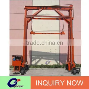 Low Lifting Container Crane Used for Low Height Environment thumbnail-1