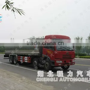 FAW 8*4 Milk Cooling Tank Truck Sale thumbnail-1