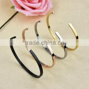 2017 Custom Message Engraved Women Bracelet Bangle thumbnail-3