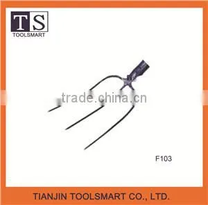 Garden Steel Forged Carbon Fork With Three Prong thumbnail-1